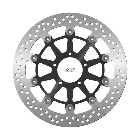 NG brzdový kotouč přední DUCATI DARK 15-16, DIAVEL 11-18, HYPERMOTARD 13-18 (320X72X5mm) (5X8,5mm) plovoucí (střed hliníkový), HYPERSTRADA, MONSTER, MULTISTRADA 950/1200 Víkendová Akce