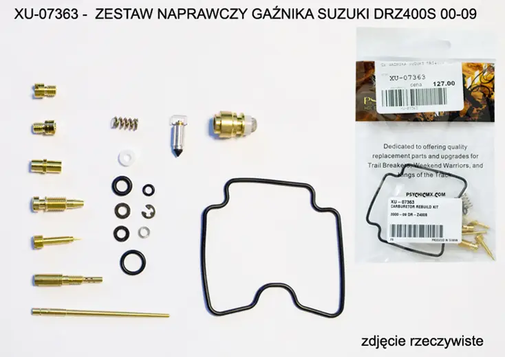 Autentický PSYCHIC sada na opravu karburátoru SUZUKI DRZ400S 00-09 (26-1107) (na 1 karburátor)