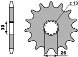 Víkendová Akce PBR řetězové kolo přední 2090 18 18NC TRIUMPH 900/955/1050/1200 (JTF1180.18) (MADE IN ITALY)